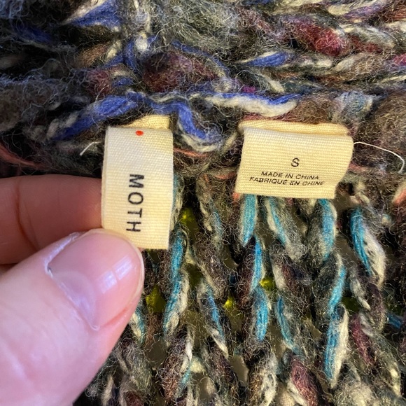 Anthropologie Cardigan Wool Sweater - Picture 6 of 6